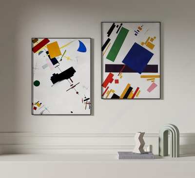 现代装饰画3D模型下载